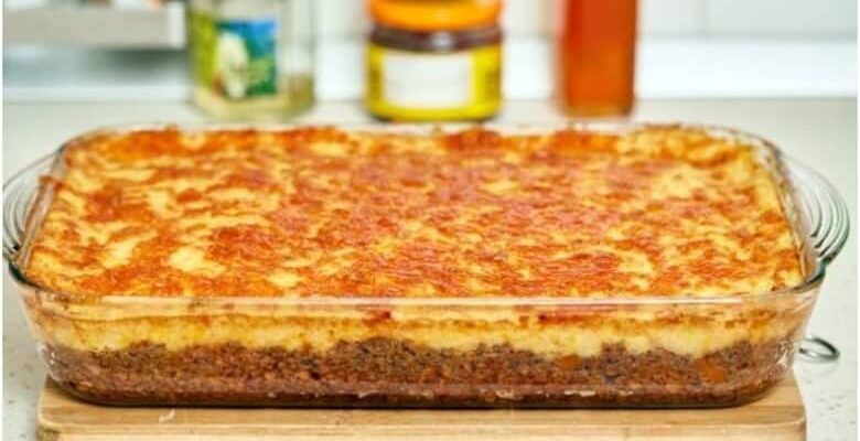 Torta De Carne Moída Com Purê De Batatas DIVINA Mesmo