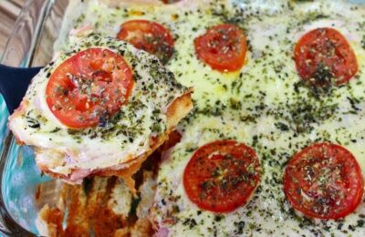 Sanduíche Cremoso De Forno Uma ótima Pedida Pra Hoje