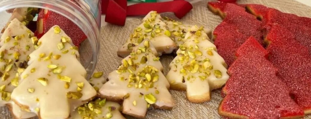 Aprenda A Fazer Biscoito Natalino Crocante E Fácil De Fazer, Perfeito Para Presentear E Deixar...