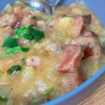 Bobó De Mandioca Com Bacon E Calabresa é Um Prato Cremoso E Saboroso, Perfeito Para...