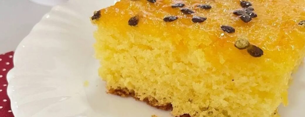Aprenda A Fazer Bolo De Maracujá Fofinho Com Calda Azedinha, Uma Receita Deliciosa, úmida E...