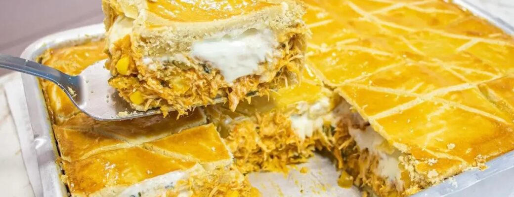 Este Empadão De Frango Tem Uma Massa Incrível E Um Recheio Super Cremoso. Experimente Agora!...