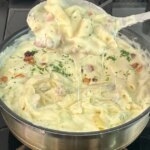 Macarrão Ao Creme De Batata E Bacon: Receita Fácil, Cremosa E Deliciosa Para Um Almoço...