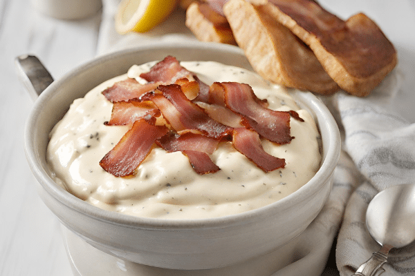 Delicie-se Com O Sabor Autêntico Da Maionese Caseira De Bacon!