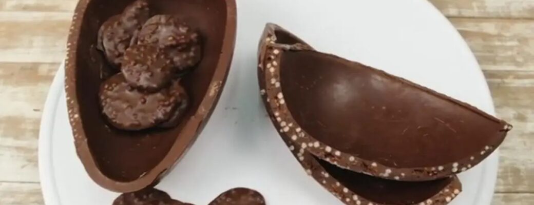Ovo De Páscoa Saudável Crocante, Fácil De Fazer E Perfeito Para A Família....