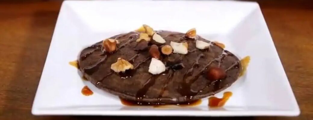 Receita Fácil E Rápida De Panqueca Proteica De Chocolate Com Whey....
