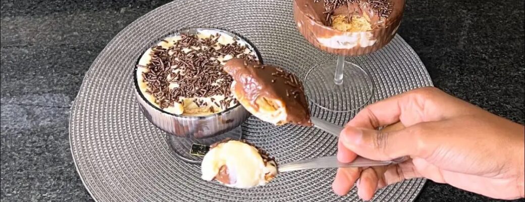 O Pavê Cremoso De Leite Ninho Com Nutella é Fácil, Delicioso E Mistura Dois Sabores...