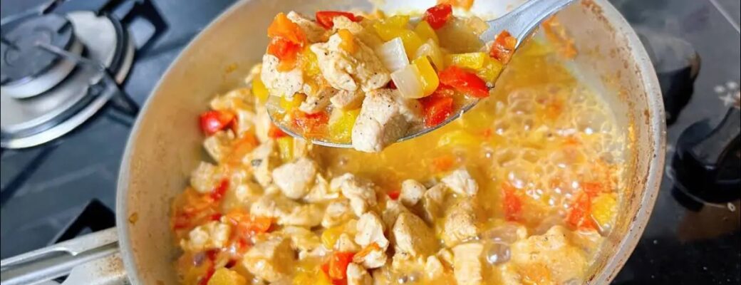 O Peito De Frango Suculento Com Legumes é Fácil, Rápido E Cheio De Sabor. Aprenda...