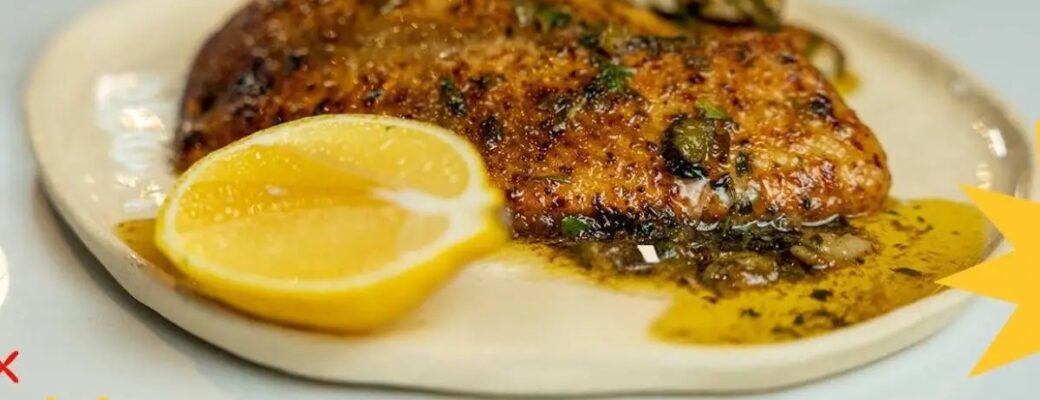 Aprenda A Fazer Um Delicioso Peixe à Meunière, Dourado Na Manteiga Com Limão E Alcaparras....