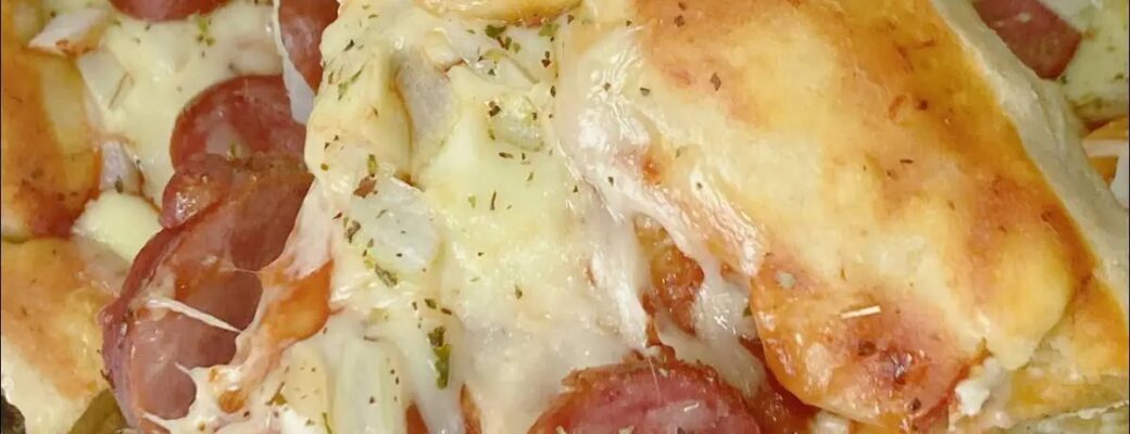 Aprenda A Fazer Uma Pizza De Calabresa Com Borda Recheada Deliciosa! Receita Fácil E Perfeita...