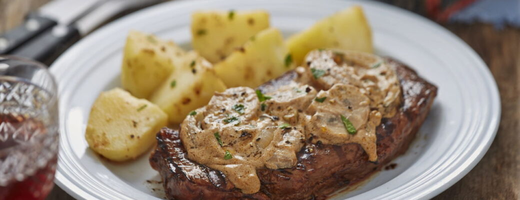 Bife Com Creme De Batata