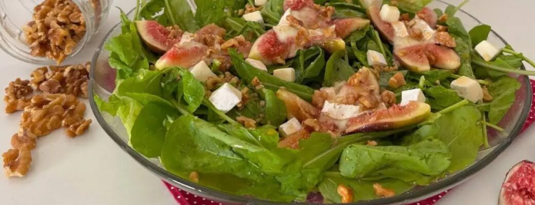 Prepare Uma Salada Agridoce De Figo Com Brie E Mel, Perfeita Para O Natal Ou...
