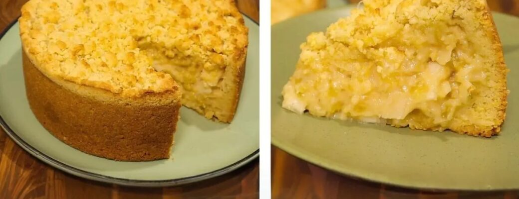 Torta Cremosa De Abacaxi Com Coco E Massa Crocante, Fácil E Perfeita Pra Sobremesa....