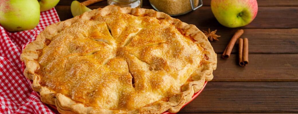 Torta De Maçã Crocante