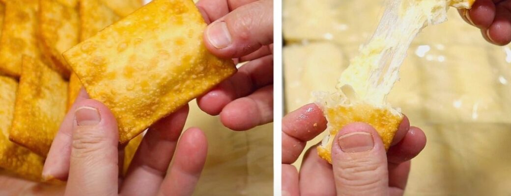 Receita Fácil E Deliciosa De Pastelzinho Frito De 3 Queijos....