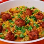 Receita De Arroz Temperado Com Linguiça Toscana, Fácil E Saboroso, Feito Em Uma Panela....
