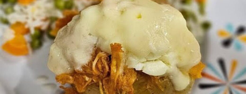 Batata Assada Recheada Na Airfryer! Receita Fácil E Deliciosa Com Frango E Catupiry Para Qualquer...