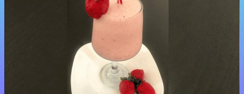 Aprenda A Fazer Uma Batida De Maracujá Com Morango Refrescante E Deliciosa Para Os Dias...