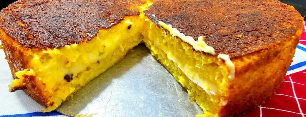 Aprenda A Fazer Um Bolo Amanteigado De Milho Com Requeijão, Super Cremoso E Irresistível....