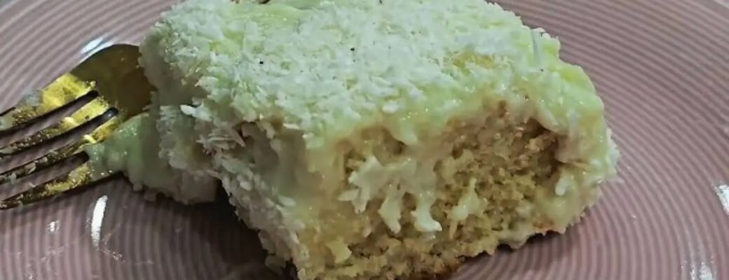 Bolo Gelado De Coco Delicioso E Fácil é A Sobremesa Perfeita Para Qualquer Ocasião, Com...