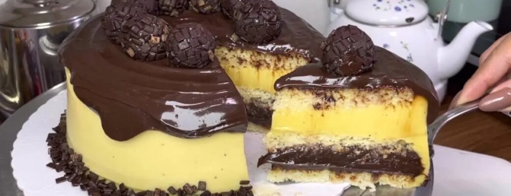 Aprenda A Fazer O Bolo Realeza De Maracujá Com Chocolate, Uma Sobremesa Cremosa E Perfeita...