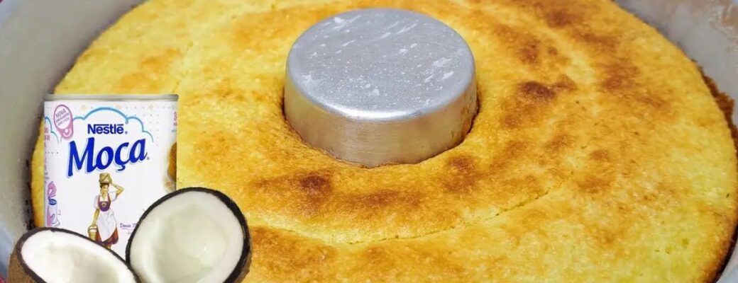 Receita De Bolo De Coco Com Leite Condensado, Sem Trigo E Sem óleo. Super Macio...