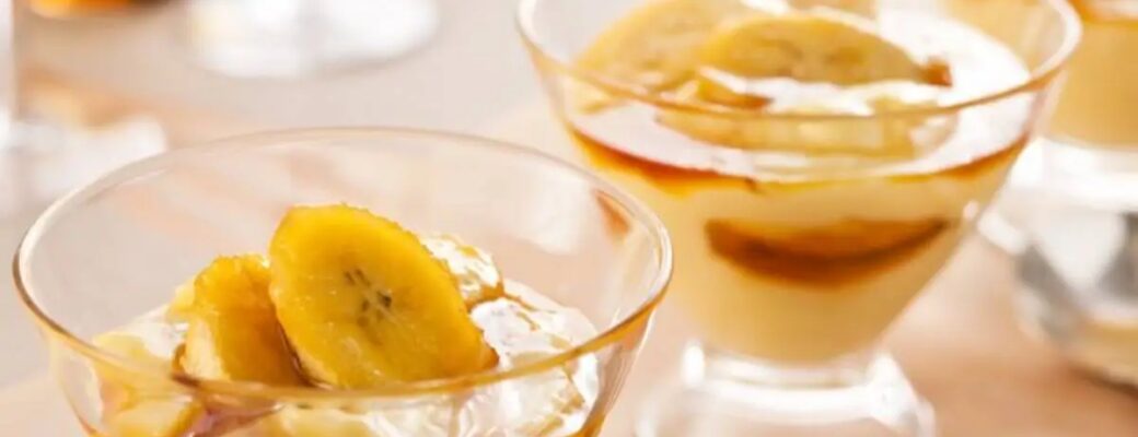 Creme De Banana Fácil E Delicioso! Uma Sobremesa Cremosa Feita Com Doce De Banana, Creme...