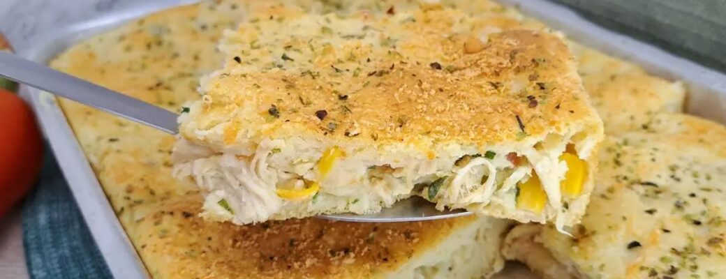 Torta De Frango De Liquidificador Super Fácil E Fofinha! Receita Prática Para Qualquer Ocasião....