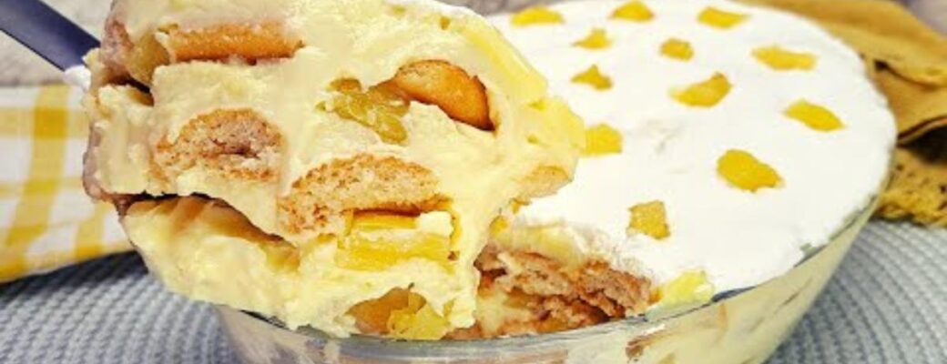 Pavê De Abacaxi Fácil, Cremoso E Delicioso Para Qualquer Ocasião!...