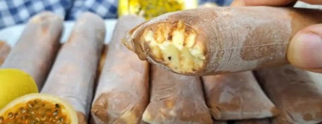 Aprenda A Fazer Um Delicioso Sorvete Trufado De Maracujá Com Chocolate, Super Cremoso E Refrescante....
