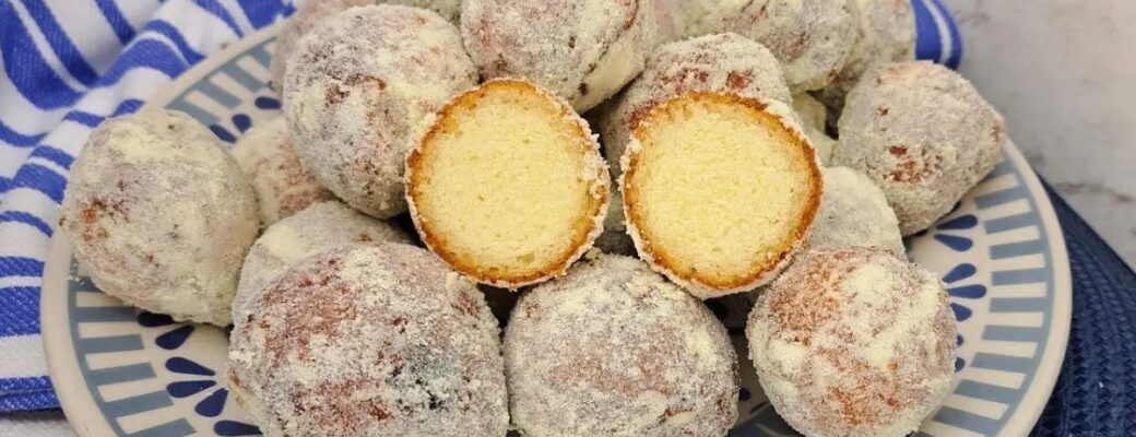 Bolinho De Chuva De Leite Ninho Sequinho E Macio, Perfeito Para O Café....