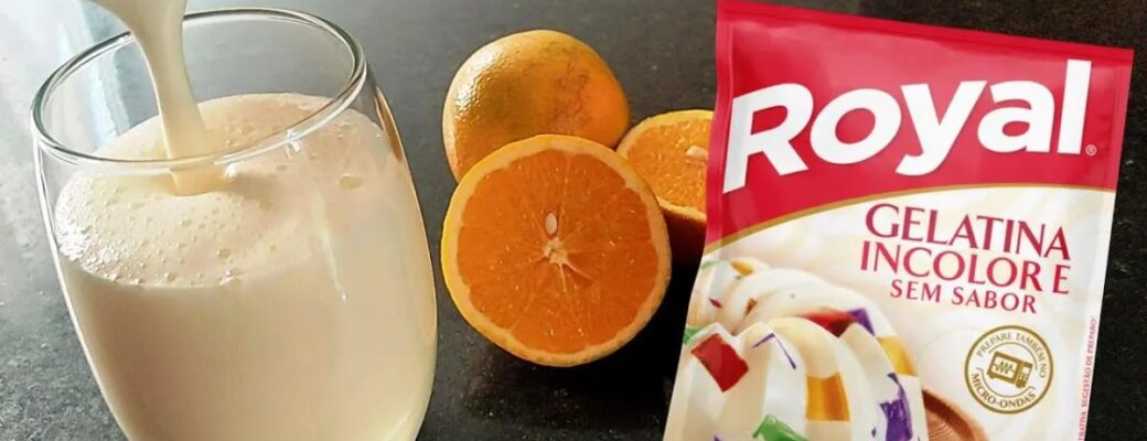 Suco De Laranja Com Gelatina: Rico Em Colágeno E Vitamina C, Melhora A Pele E...