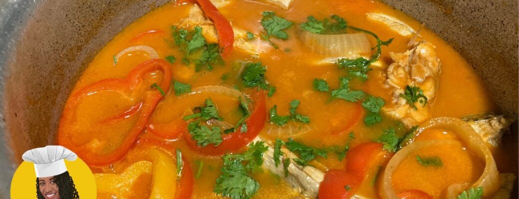 Peixe Ensopado Ao Leite De Coco, Uma Receita Suculenta E Fácil De Fazer! Aprenda O...