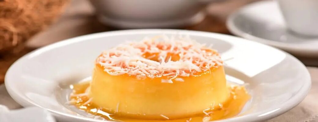 O Pudim Tapioca Coco Cremoso Fácil E Delicioso é Uma Sobremesa Diferente, Fácil De Preparar...