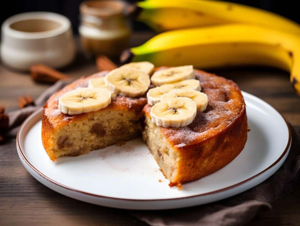 Receita Saudável de Bolo Fit de Banana para Dieta