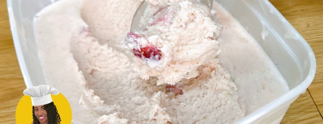Sorvete De Morango Cremoso E Delicioso! Aprenda Essa Receita Fácil E Refrescante Para Os Dias...
