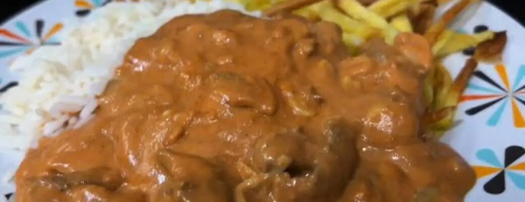 Strogonoff De Carne Cremoso Fácil E Rápido é Perfeito Para Uma Refeição Prática E Cheia...