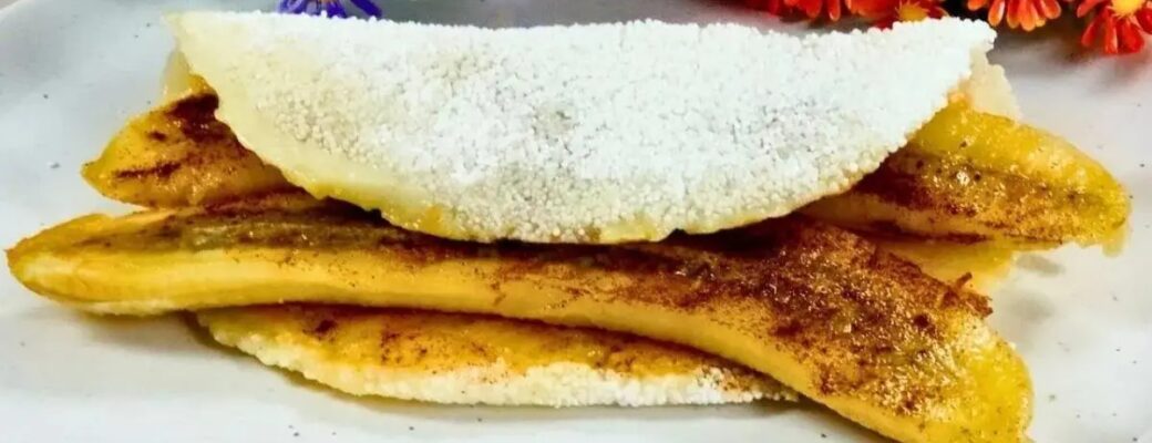 Café Da Manhã Leve Com Banana, Queijo E Tapioca....