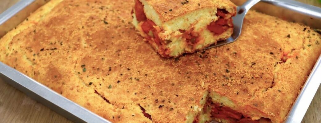 Torta De Salsicha Fácil, Fofinha E Econômica. Uma Opção Deliciosa Para Qualquer Refeição!...