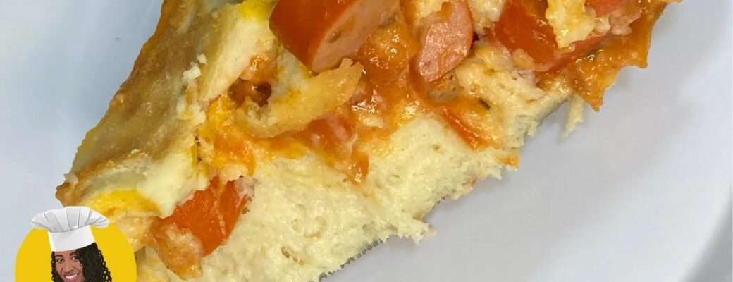 Torta De Salsicha Fácil E Deliciosa, Perfeita Para Um Lanche Rápido! Aprenda O Passo A...