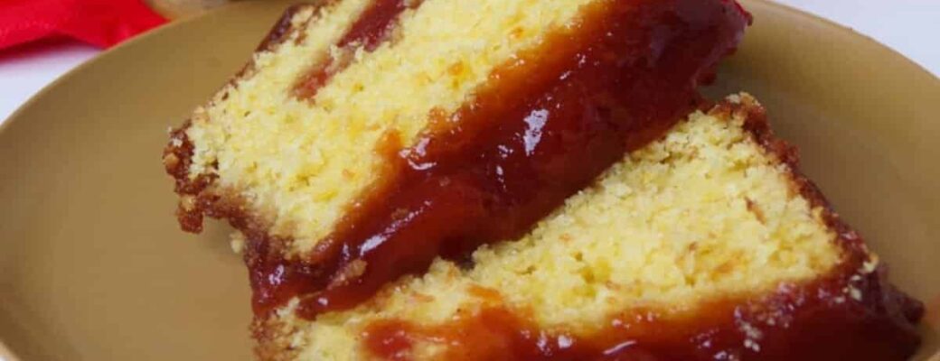 Bolo De Fubá Com Goiabada Super Fofinho Veja Como Fazer