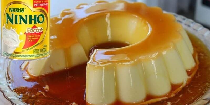 Pudim De Leite Ninho Que Não Vai Ao Fogo Uma TENTAÇÃO Cremosa