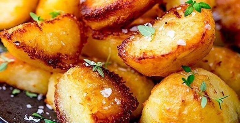 Batata à Dorê Macias Por Dentro E Crocantes Por Fora