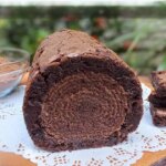Bolo De Rolo Brownie Chocolate Divinamente Único Mistura Duas Delícias Em Uma Só Receita Incrível....