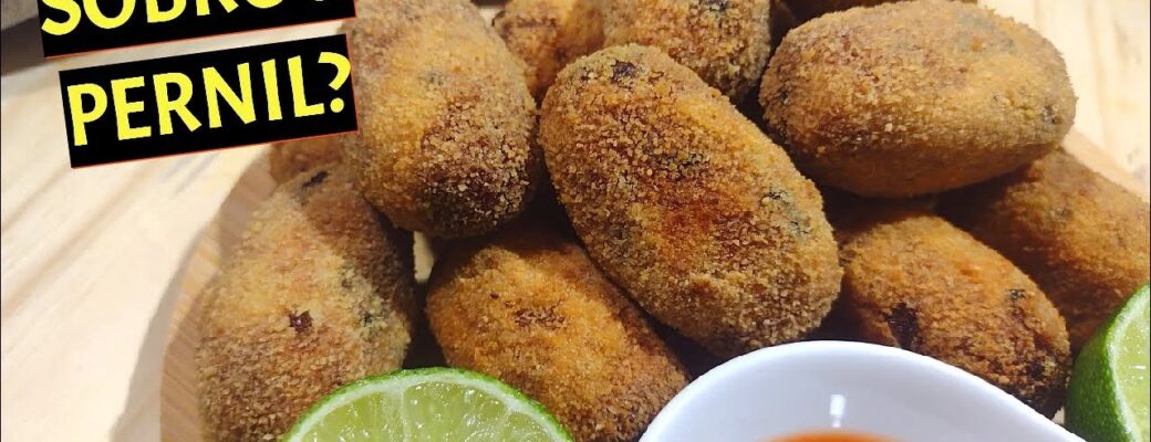 Croquete Pernil Assado Sobra Prático Crocante é A Receita Ideal Para Reaproveitar Carne E Transformar...