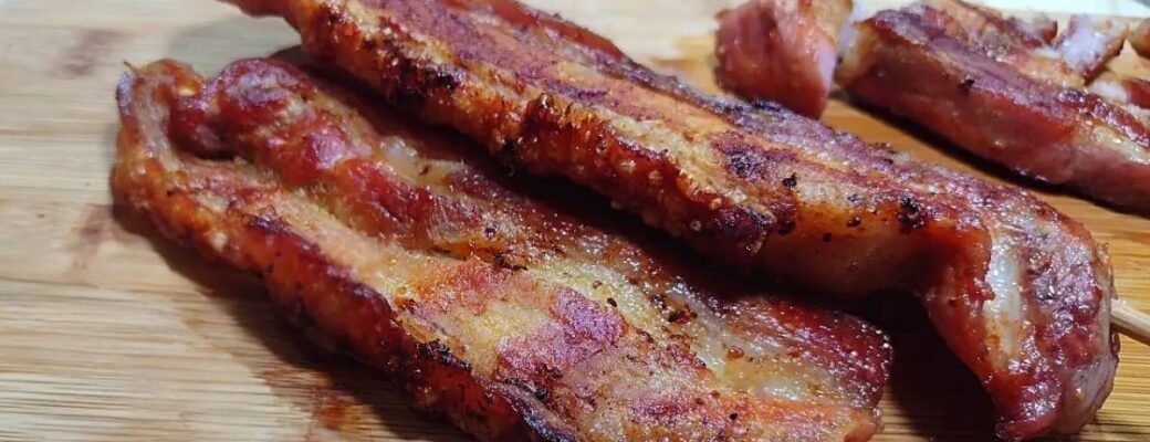 Aprenda A Fazer Espetinho Panceta Crocante Suculento Fácil Delicioso, Uma Receita Irresistível Para Churrascos E...