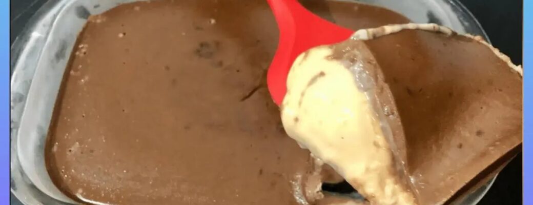 Sobremesa Fácil De Mousse De Maracujá Com Ganache De Chocolate....