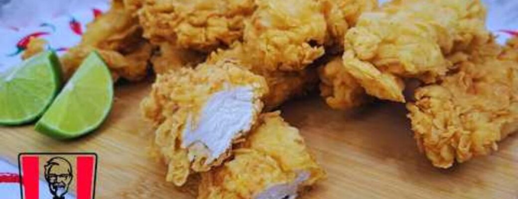 Receita De Frango Frito KFC Com Casquinha Crocante E Sabor Marcante....