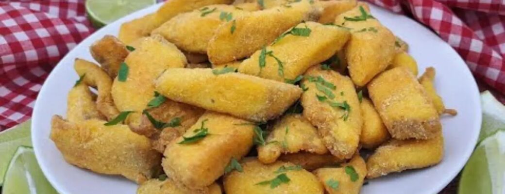 Receita Simples De Iscas De Peixe Fritas, Crocantes E Sem Ovo....