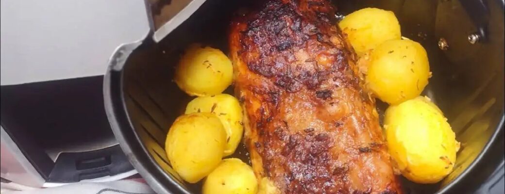 Aprenda A Preparar Lombo Porco Airfryer Suculento Fácil Temperado Com Um Toque Especial De Limão,...